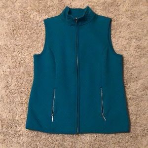 Teal Green waffle Knit Vest